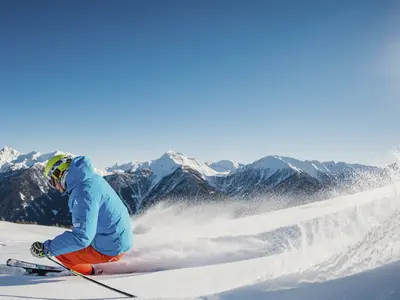 Skifahrer auf der Schwemmalm © Sebastian Stocker / Schwemmalm
