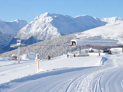 Perfekte Pisten beim Skifahren im Ultental © Tourismusbüro Ultental