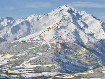 Pistenplan Schwemmalm - Ortler Skiarena