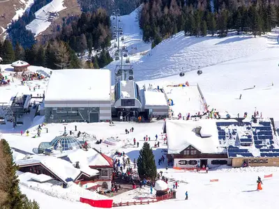 Luftaufnahme der Bergstation Speikboden © Speikboden AG