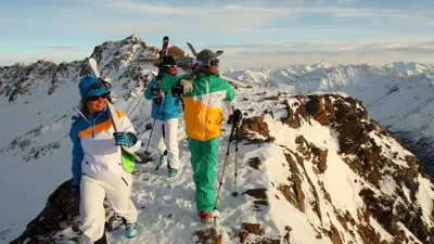 Panorama von der Ortler Skiarena