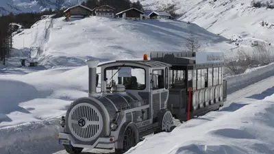 Winterbahn in Pfelders