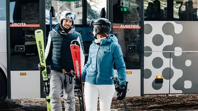 Mit dem Skibus nach Pfelders