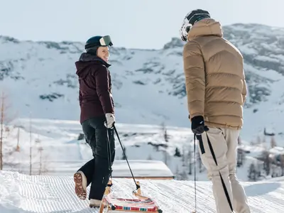 Rodeln im Skigebiet Pfelders © Benjamin Pfitscher