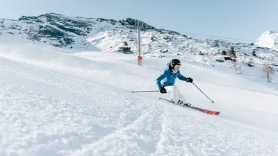 Skifahren im Skigebiet Pfelders im Passeiertal