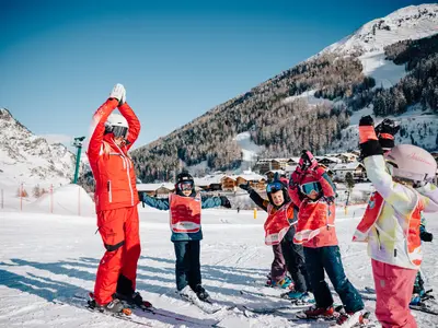 Skikurse für Kinder im Skigebiet Pfelders © Benjamin Pfitscher