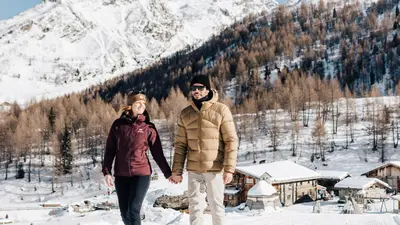 Winterwandern im Skigebiet Pfelders im Passeiertal