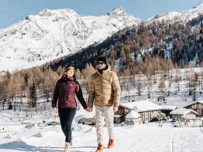 Winterwandern im Skigebiet Pfelders im Passeiertal © Benjamin Pfitscher