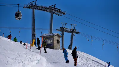 Impressionen aus dem Skigebiet Sestriere