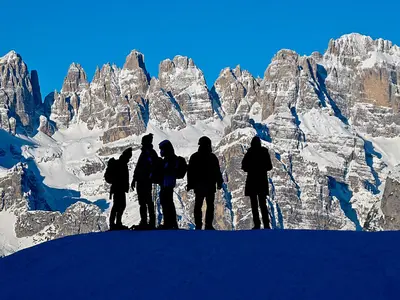 Bergpanorama im Skigebiet Monte Bondone © APT Trento, Monte Bondone, Valle dei Laghi / A. Ghezzer