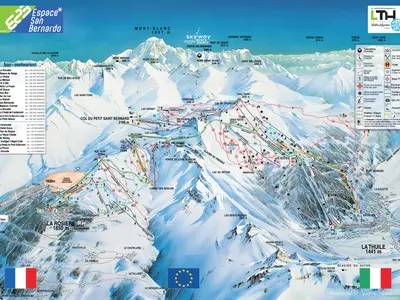 Pistenplan La Thuile