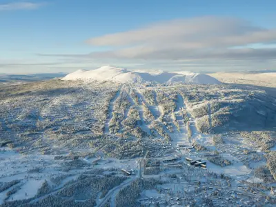 Blick auf das Skigebiet Trysilfjellet © Trysil/Ola Matsson