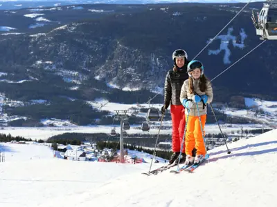 Gondelbahn im Skigebiet Hafjell © Hafjell Alpinsenter