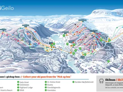 Pistenplan Geilofjellet