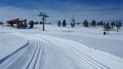 Loipen im Skigebiet Vradal Skicenter