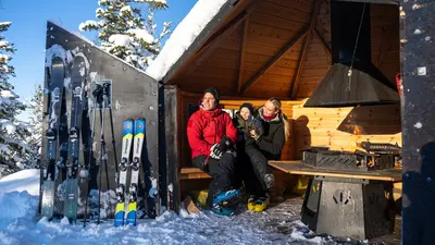 Grillhütte im Gausta Ski Resort in Norwegen