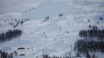 Der Vierli Funkpark im Skigebiet Rauland Skicenter
