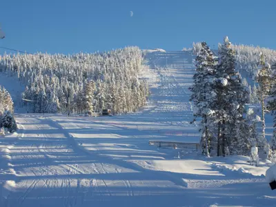 Blick auf Pisten im Skigebiet Nesbyen © Nesbyen Alpinsenter