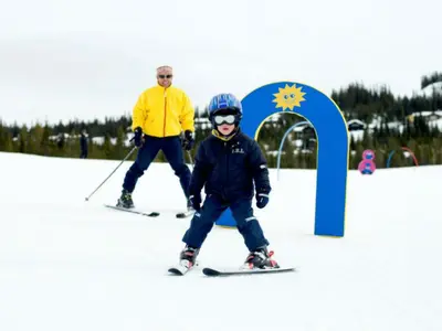 Kind im Smaland im Skigebiet Nesbyen &nbsp; © Nesbyen Alpinsenter