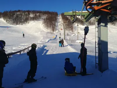 Schlepplift im Skigebiet Skarslia © Skarslia Ski og Akesenter