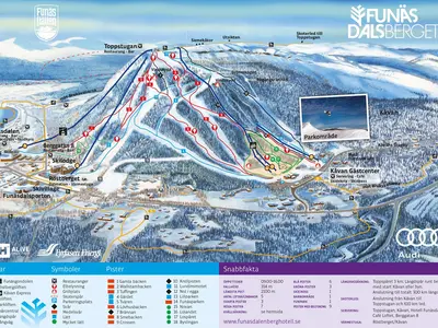 Pistenplan Funäsfjällen