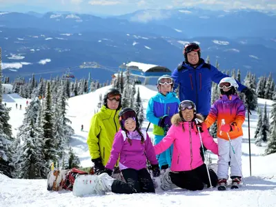 Family in Big White © Big White Ski Resort