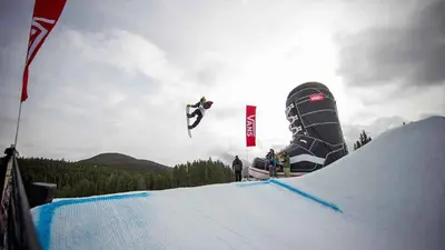 Snowpark Norquay im Skigebiet Banff