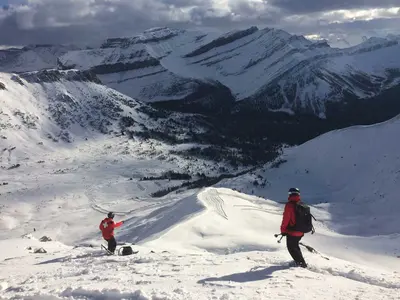 Blick ins Tal von Lake Louise © Lake Louise Ski Resort