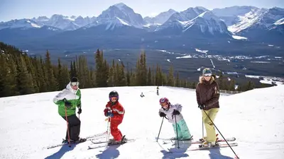 Spaß für die ganze Familie im Skigebiet Lake Louise