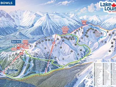 Lake Louise Backbowl © Lake Louise Ski Resort