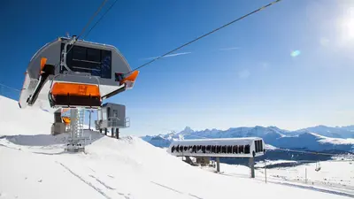 Station des Tee Pee Lifts im Skigebiet Sunshine Village