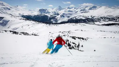 Traumhafte Abfahrten  im Skigebiet Sunshine Village