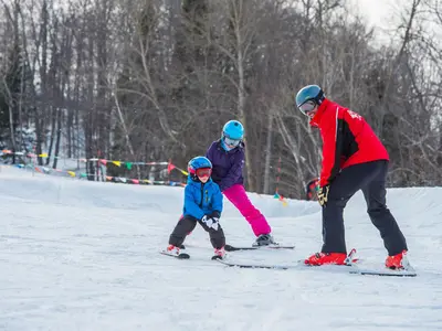Skifahren lernen im Skigebiet Edelweiss © Sommet Edelweiss