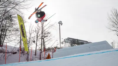 Freestylen im Skigebiet Horseshoe