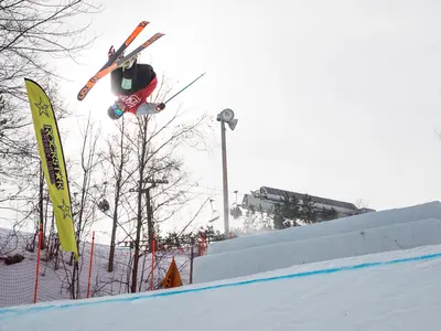 Freestylen im Skigebiet Horseshoe © Horseshoe Resort