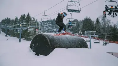 Boarder im Funpark von Brimacombe