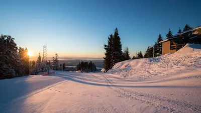 Sonnenuntergang am Grouse Mountain