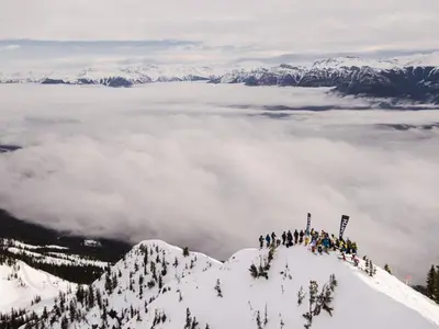 Berggipfel im Skigebiet Kicking Horse © Kicking Horse Mountain Resort