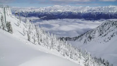 Gondelbahn ins Skigebiet Kicking Horse