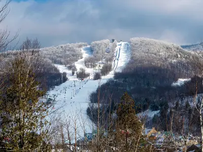 Blick auf das Skigebiet Tremblant © Tremblant