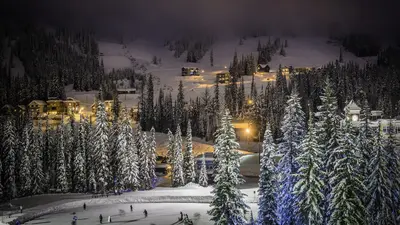 Nachtskilauf im SilverStar Mountain Resort