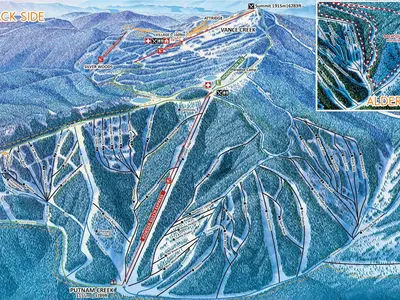 Pistenplan SilverStar Mountain Resort