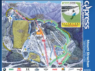 Pistenplan Cypress Mountain