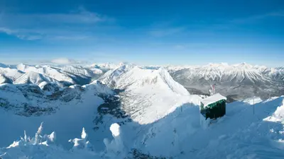 Panoramablick im Skigebiet Fernie