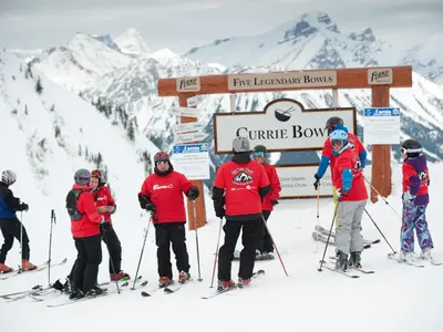 Skifahrer im Skigebiet Fernie © Fernie Alpine Resort