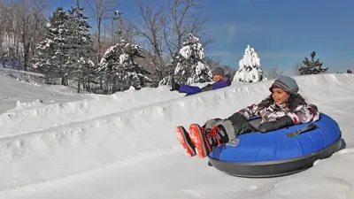 Snowtubing im Resort