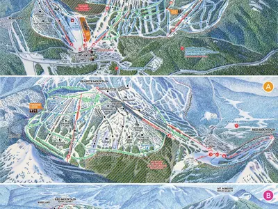 Pistenplan Red Mountain Resort