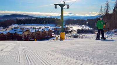Schlepplift im Skigebiet Kimberley