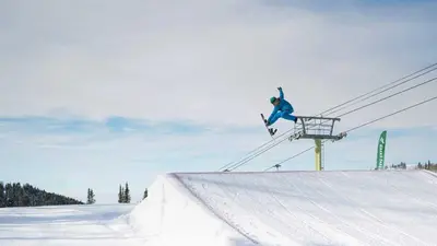 Snowpark in Grand Targhee