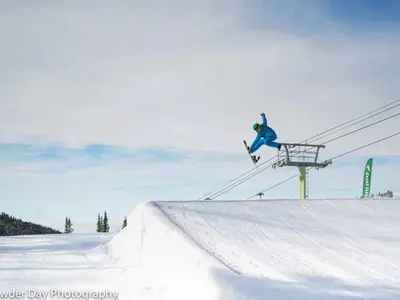 Snowpark in Grand Targhee © Grand Targhee Resort, Pow Day Photography